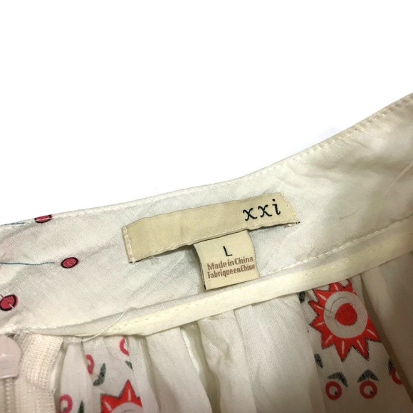 SOLD Forever 21 XXI Geometric Print Mini Skirt - Picture 5 of 8